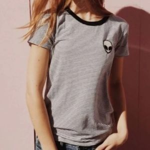 Striped Alien Tee